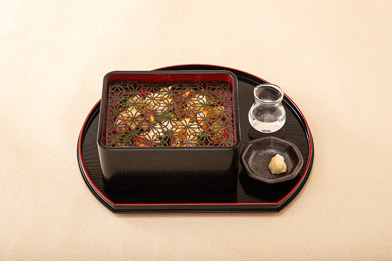 幾何学模様のばらちらし